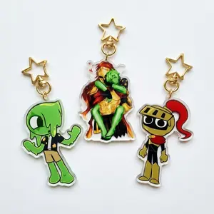 D3rlord3 & Avery Acrylic Keychain - ARG Inspired, [Searching for a world that doesn't exist], gift for friends.