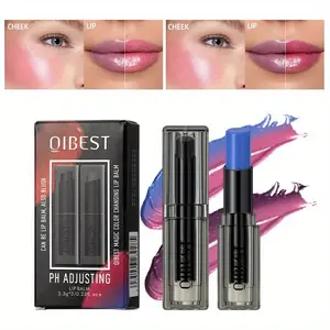 Color Changing Lipstick, 2 Counts/set Long Lasting Moisturizing Lipstick, Glossy Lip Glaze Stick, Plumping Lip Oil Lip Stick for Girls & Women, Makeup