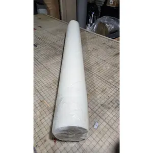 White Stretch Suede Headliner Foam Back Stretch Fabric 60"wide