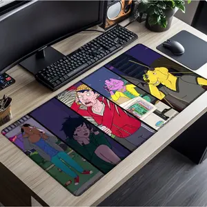 1pc Bojack Horseman 78. 74inch Thickened Edge - Non-Slip Washable Mouse Pad with Vibrant Character Print, Durable Polyester Surface & Rubber Backing, 4 Sizes (XL, 78. 74inch, 118.. 11inch, 157. 48inch, 196. 85inch) for Gaming, Office, Home Use, Gaming Mou