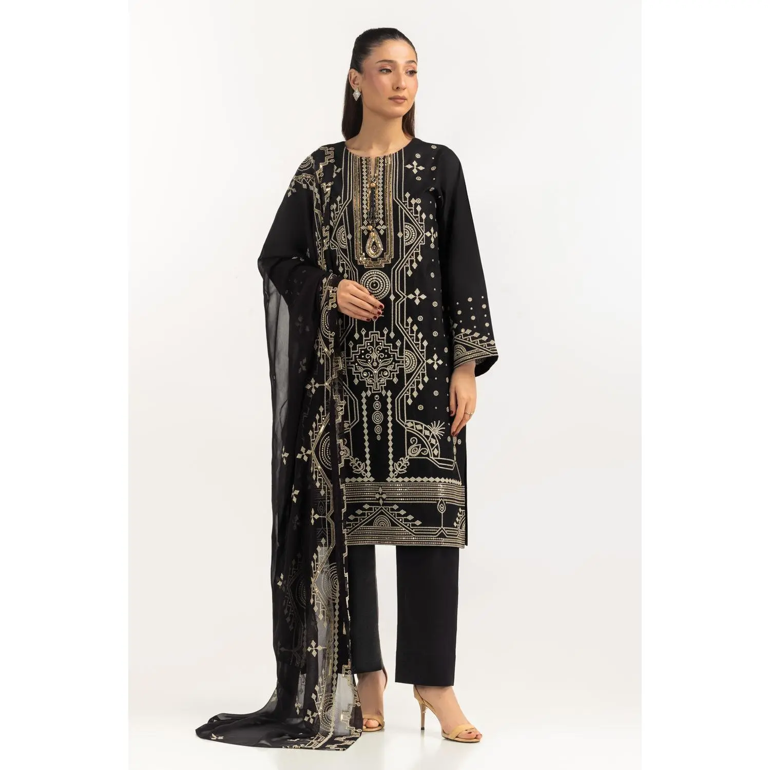 Gul Ahmed Stitched Festive 3 Piece IUSTKSD-2134 J(15) NY 50