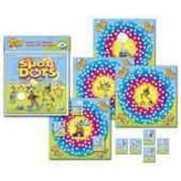 Talicor Spot The Dots Subtraction Puzzles Game for 1 to 4 Players Fun Math Skills Practice Interactive Family Activity