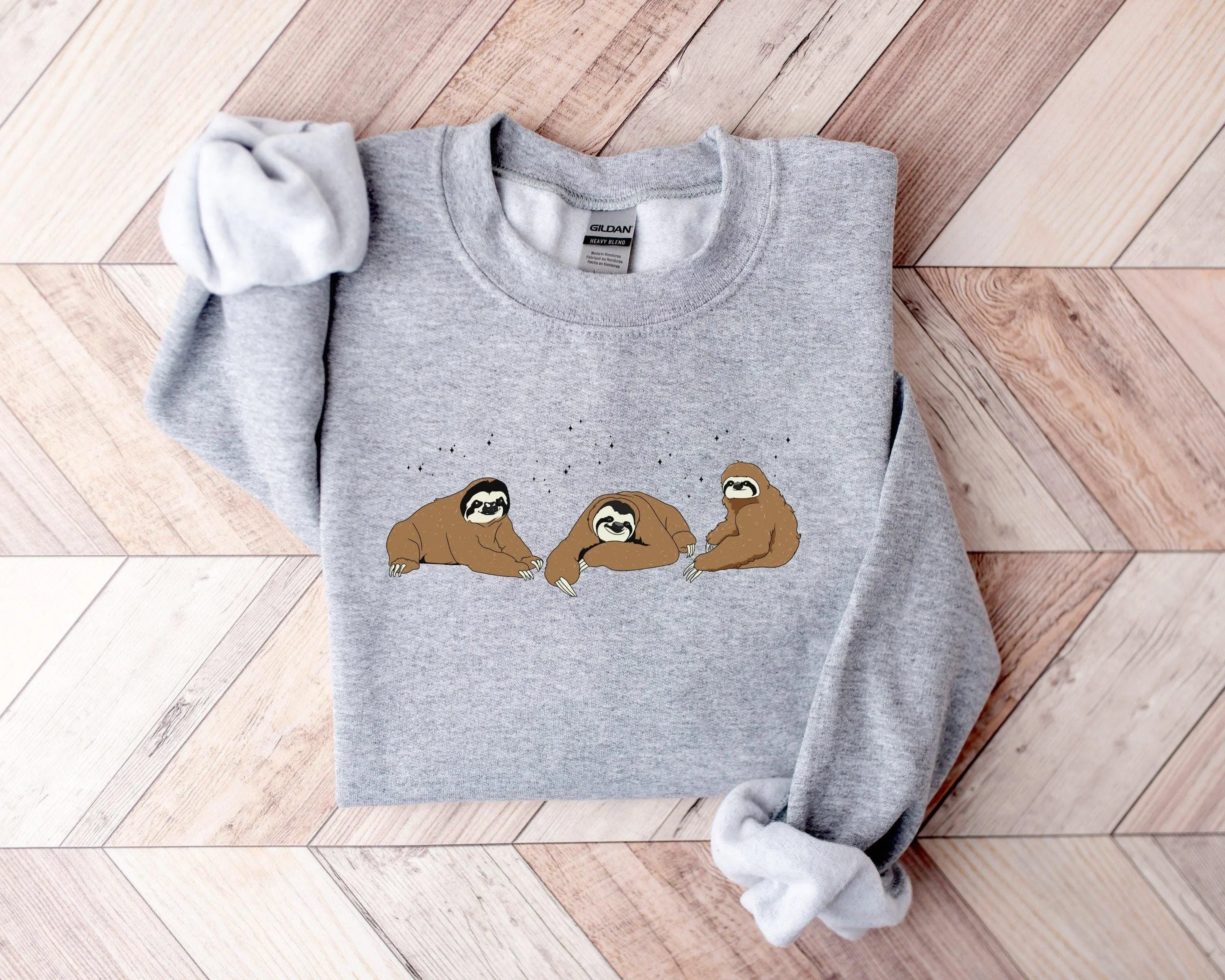 [Sale Up To 60%] - Sloth Mammals Lover  Sweatshirt, Cute Sloth Party Long Sleeve  For Her / Him,  Gifts for Women, Animal Owner