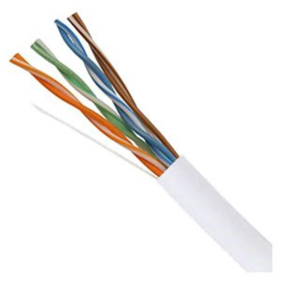 Wavenet WAV-CAT6E-CMR-WH 600MHz Cat6e High-Performance CMR Data Cable - White
