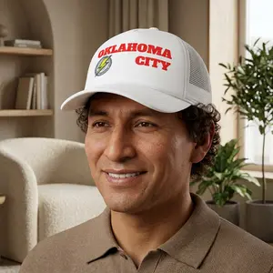 Oklahoma City Lightning emblem Trucker Cap | Foam Mesh-Back Trucker Cap