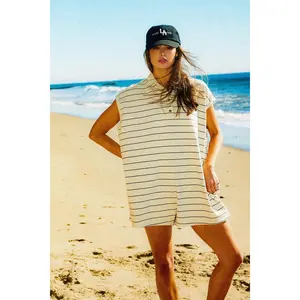 The Sand Dune Striped Romper - PREORDER END OF JULY