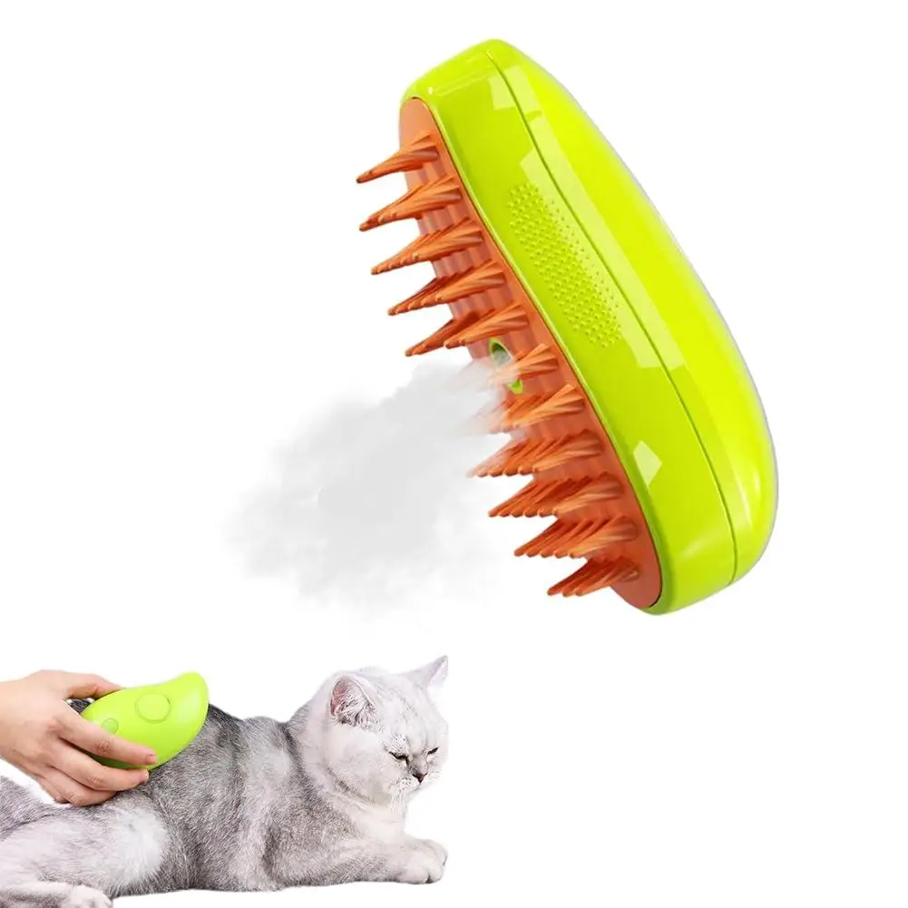 Multifunctional Pet Steam Brush, Comfort Pet Massage Brush, Pet Grooming Brush for Dog & Cat