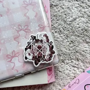 Sleep Token "Roses & Skull" Gothic Phone Grip – Dark Romance Design, Perfect Gift for Metal Music Fans