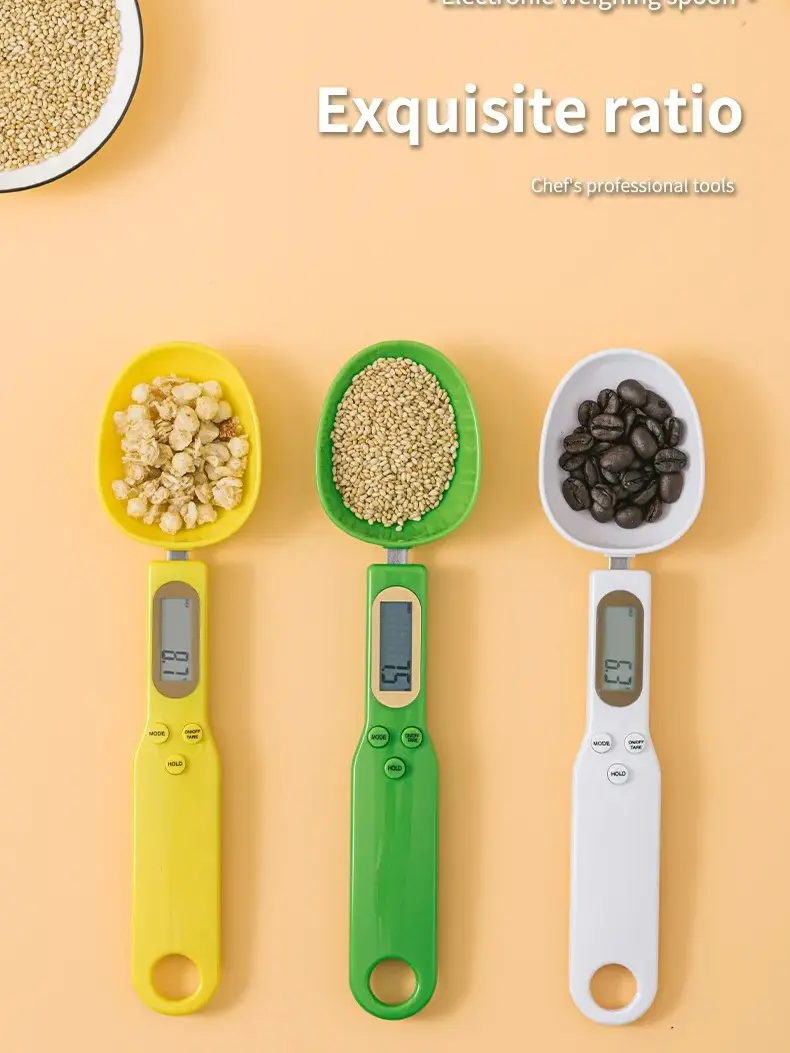 Electronic Kitchen Scale LCD Display Digital Weight Measuring Spoon