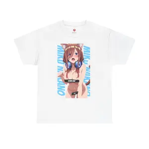 Miku Nakano Unisex Heavy Cotton Tee Casual Comfort
