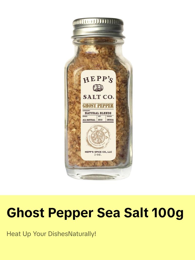 Ghost Pepper Sea Salt Flavor Natural