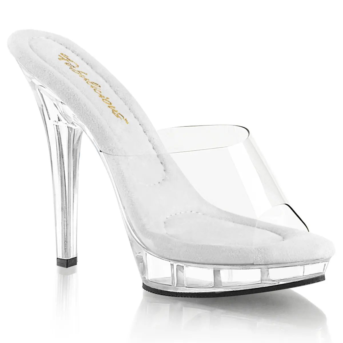 5 Inch Heel LIP-101 Clear