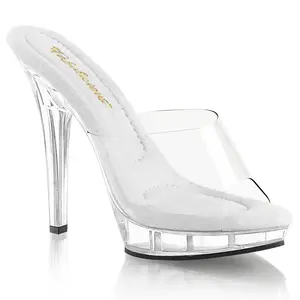 5 Inch Heel LIP-101 Clear