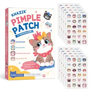 Khazlx Cat Acne Patch, Lightweight and Comfortable, Invisible and Well-Adhered, Ultra-Thin and Airy, Ideal Skincare Solution