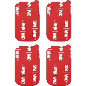 3M Vhb Sticky Adhesive Pads Replacement Mounting Tape 4 Pcs, Dashboard Sticker Pads for Magnetic Phone Car Mount,Car Mount Adhesive,Double Sided 3M Adhesive Pads,Car Mount Sticker Tapes