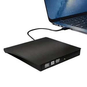 USB 3.0 CD DVD Drive, Ultra-Thin CD/DVD Reader Writer, Compatible with PC Laptop Desktop, Windows Linux MAC iOS, Multiple Colors Available