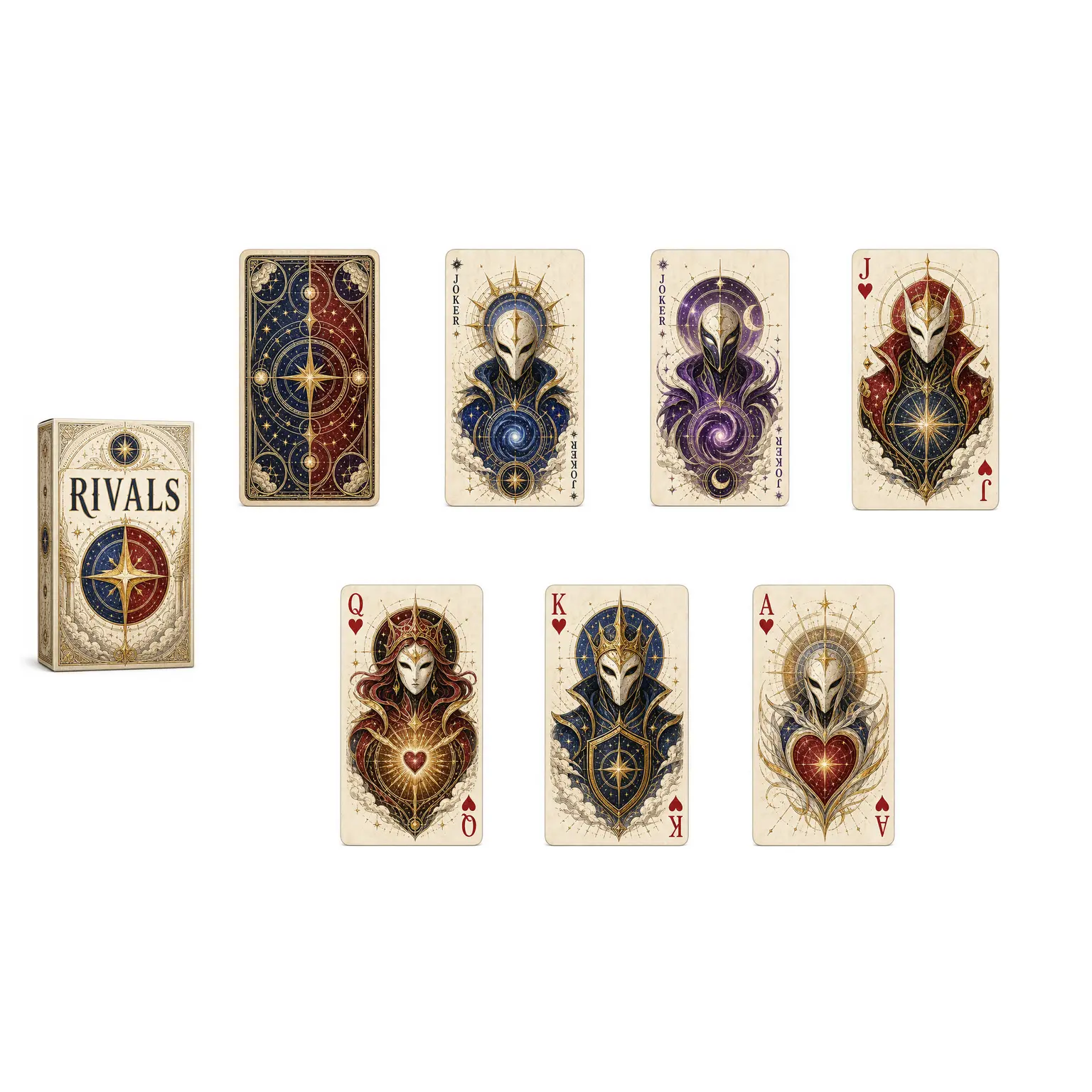 Rivals Playing Cards, Ignite the Battle Multiverse Hero Card Deck, Party Games Poker Nights and Comic Gaming Display, Gift for Rivals Players and Superhero Fans