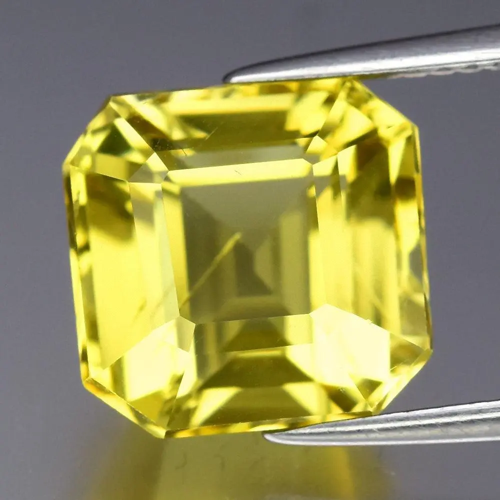 6.68ct ETW Earth-Mined Yellow Scapolite – Octagon