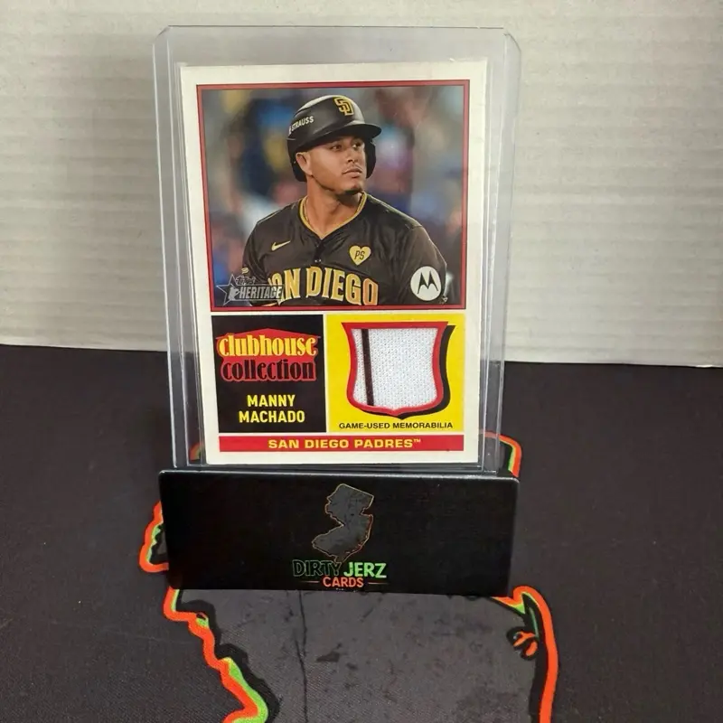 2025 Topps Heritage Clubhouse Collection Manny Machado #CCR-MM sports trading card