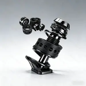 Universal Car Shock Absorber Set, Strong Buffering Suspension Protection, Bumper Coil Spring Cushion Pad Protector, Auto Interior Accessories, Automotive