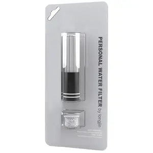 Personal Straw Water Filter to purify Water, Emergency Water Straws Portable Gear for Hiking, Camping, Travel, Fishing, Outing and Emergency Preparedness (1 Filter Cartridge )