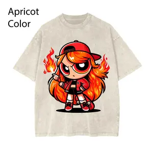 Y2K #Powerpuf  Girl Character Fire Unisex T-Shirt, Y2K #Powerpuf Fitness, Workout Shirt, Trending 2025, Weightlifters, Bodybuilding Shirt, Pump Cover Gym Tee for Men Women, Youth & Adult