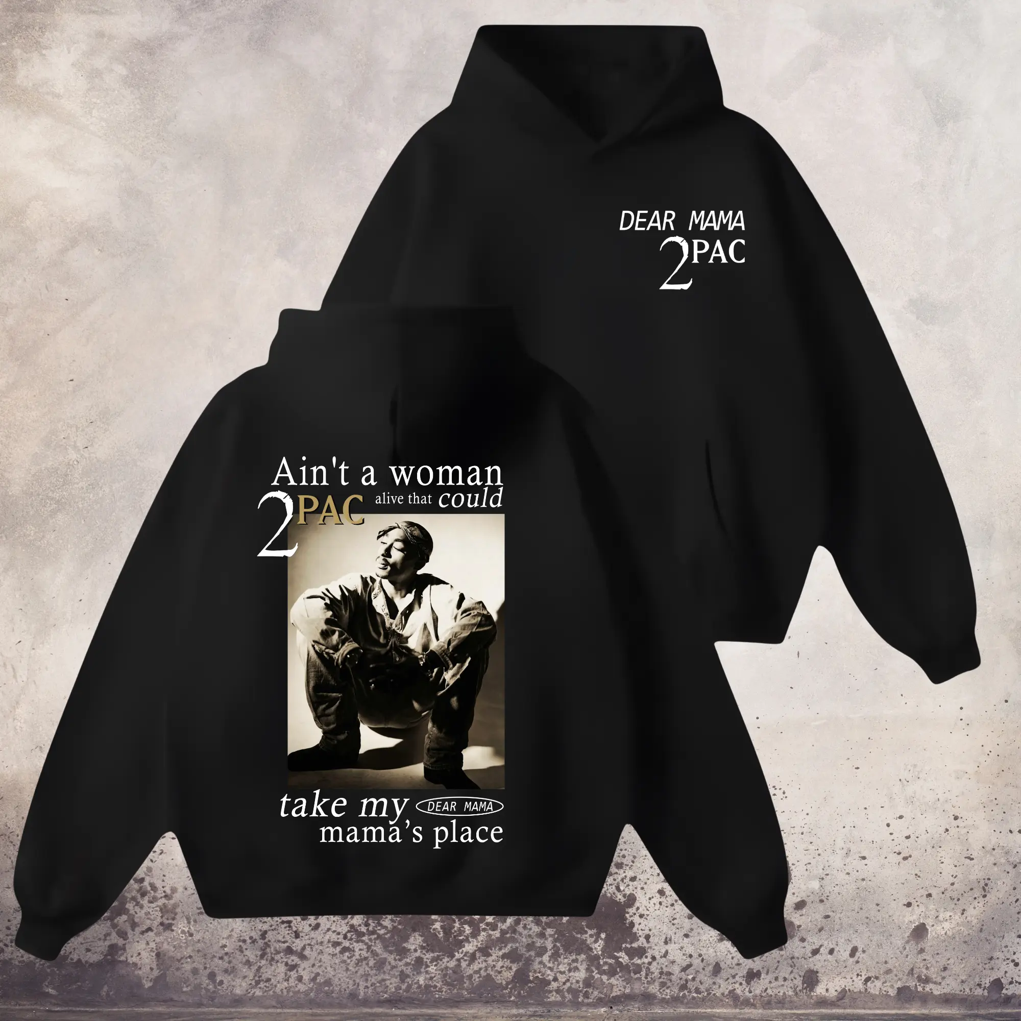 2Pac Dear Mama Hoodie, Tupac Mother's Day Hip Hop Music Lover Shirt, Vintage 90s Hip Hop Streetwear Apparel