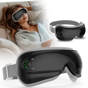 Rechargeable Electric Eye Massager, 1 Box Foldable Eye Massage Tool With 5 Modes for Christmas Gift, Portable Eye Care Instrument For Women & Men