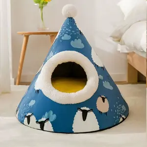 CozyPaws Tent Nest – All-Season Hideaway Bed for Dogs and Cats
