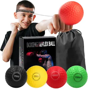 Boxing Reflex Ball Set, Boxing Training Balls to Improve Speed and Hand Eye Coordination, Men Gifts Boxing Gear, Valentine's Day Gift Agility Reaction Time