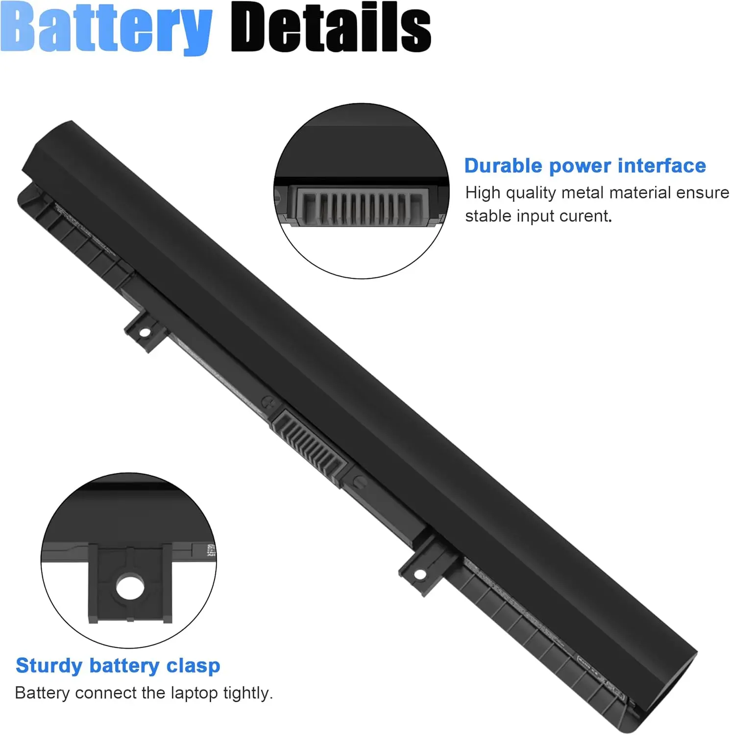 【PA5185U】-1BRS Laptop Battery for Toshiba Satellite C50 C55 C55D C55T S55 S55T L55 L55T L55D B5200 B5299 B5300 B5302 E45-B4100,P/N: PA5184U-1BRS PA5195U-1BRS PA5186U-1BRS