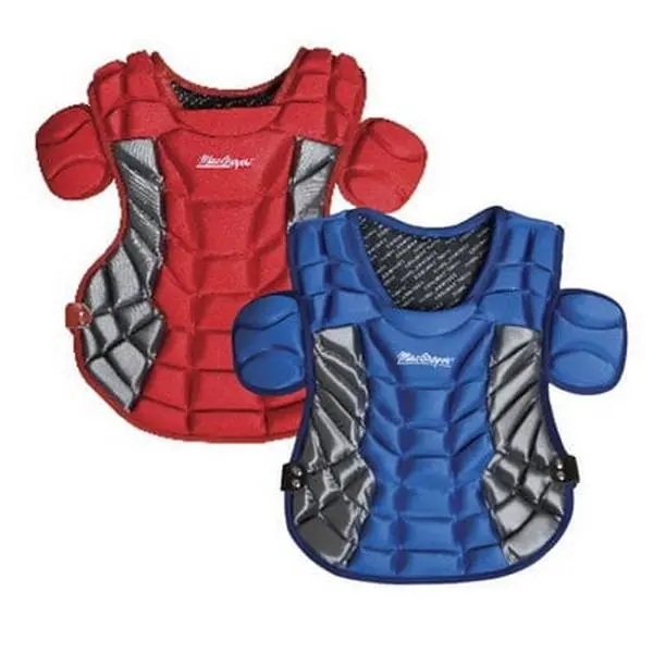 MacGregor B81 Girls Protector, Padded Protective Gear for Youth Softball and Baseball, Lightweight Athletic Equipment, Scarlet, 1.521 Lbs
