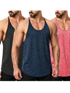 Muscle Cmdr Men's Y-Back Tank Top—highly elastic, breathable, and quick-drying. Ideal for bodybuilding and gym workouts, this tie-dye athletic tank features a sporty summer style suitable for outdoor activities.