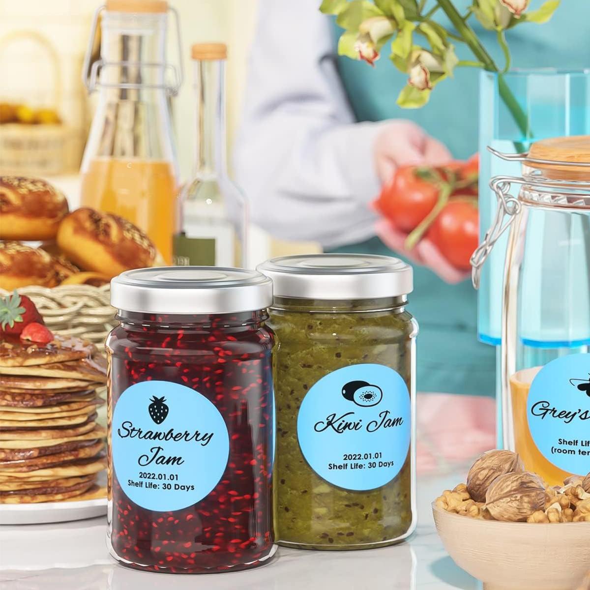 2 Inch Round Thermal Sticker Labels(50mm)- 150 Sheets/Roll, Self-Adhesive Direct Thermal label Paper For P50/M110/M220/D100/D200/X4 Printers, Circle Stickers For Reatil Thank You Tags, Food Jars & Gift Packaging