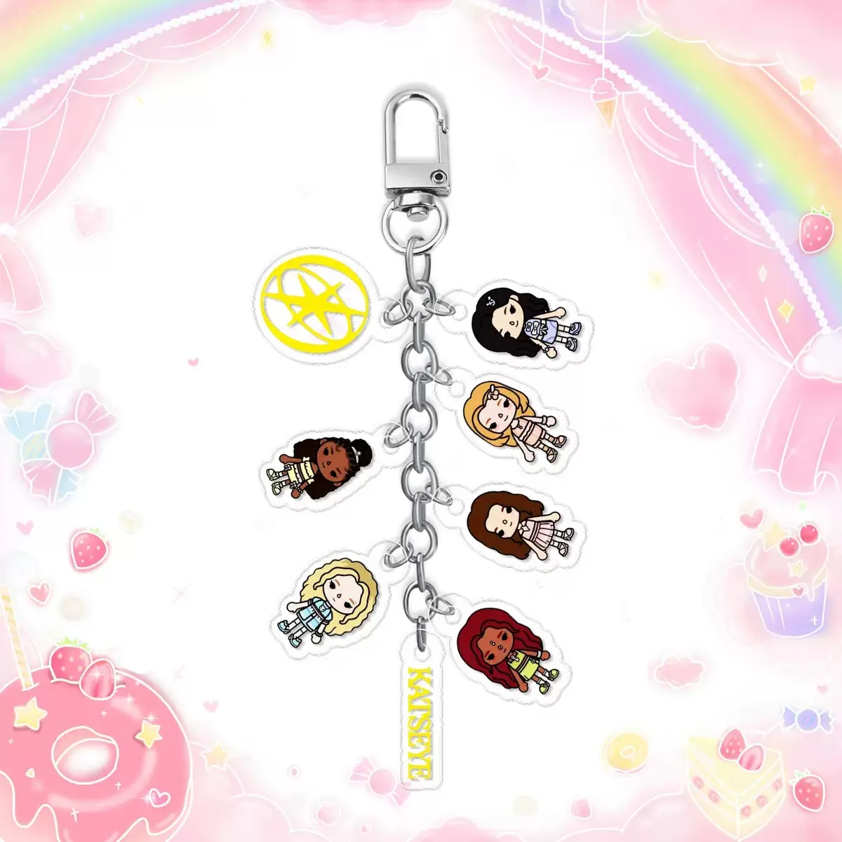Kpop Katseye Keychain, Keychain For Bags, Manon Sophia Daniela