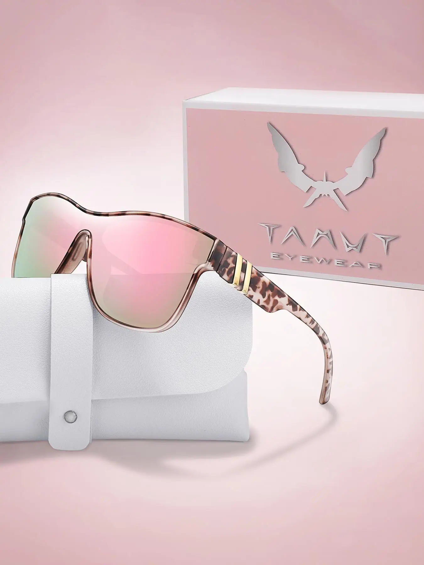 Women's Fashion Leopard Pattern Sunglasses, Trendy Casual Tinted Lens Sunglasses for Everyday Use, Fashion Accessories for Outdoor Activities, Mother