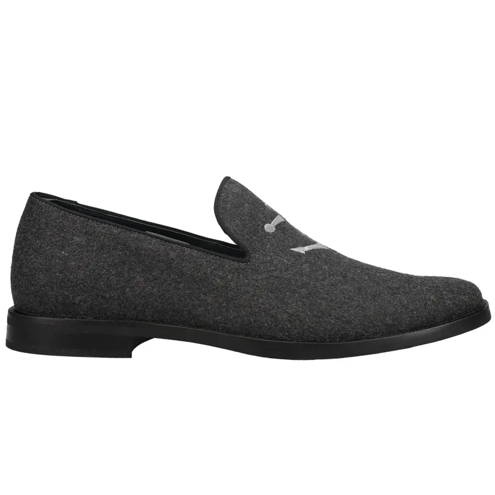 Sperry Mens Overlook Smoking Slipper Plain Toe Dress  Casual - Grey