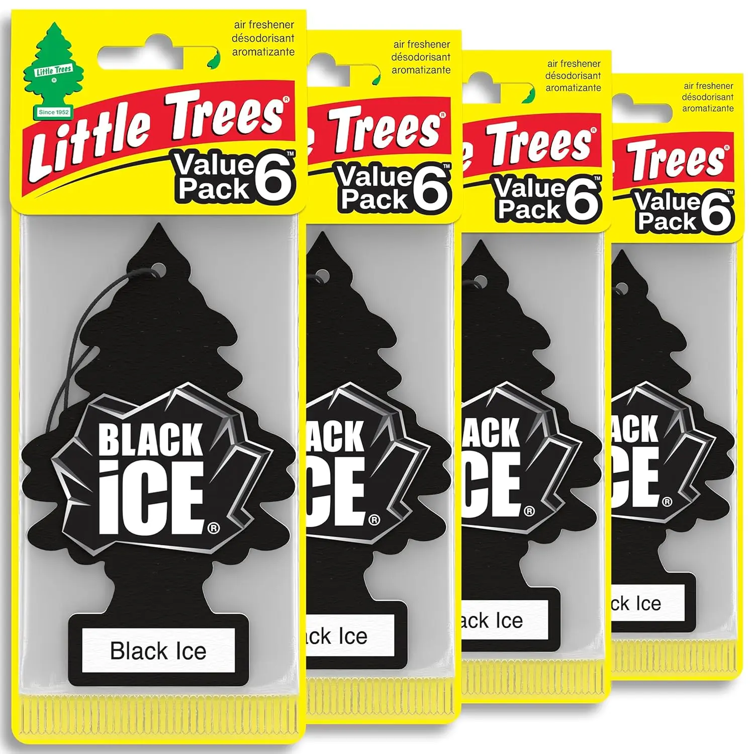 LITTLE TREES Car Air Freshener Hanging Tree Provides Long Lasting Scent for Auto and Home 24 Air Fresheners