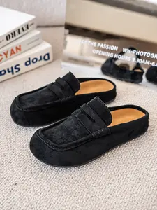 Unisex One-Step Lazy Shoes, Thick Sole Soft Elastic Comfortable Fit, Slip-On Super Comfortable Casual Footwear for Men and Women, Thick Bottom Slippers