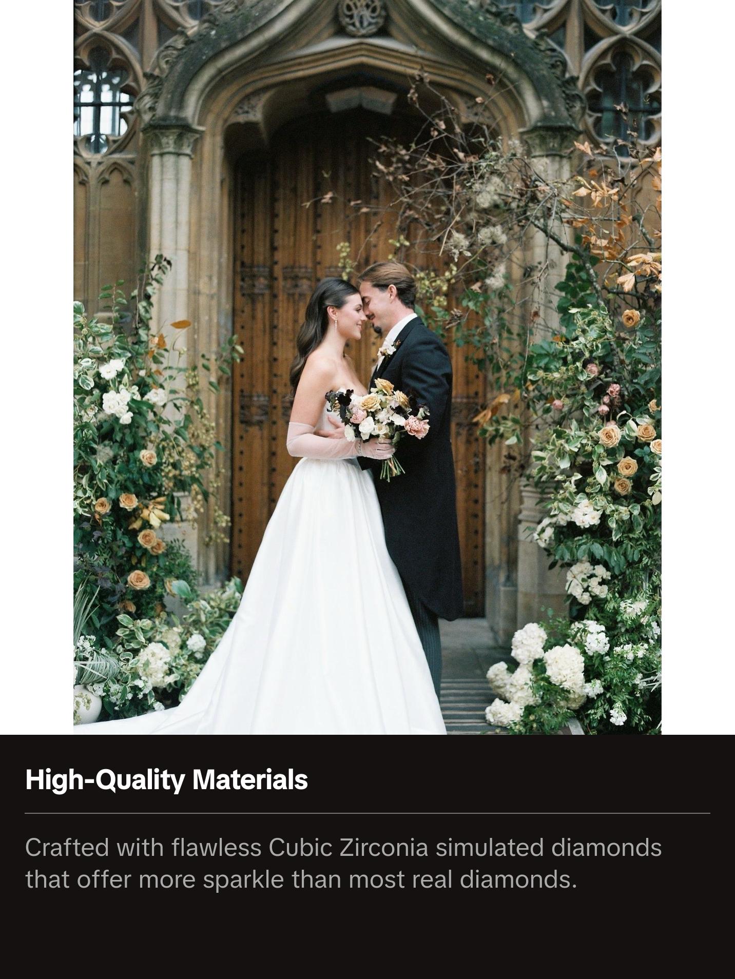 TALLULAH Simulated Diamond Long Drop Earrings