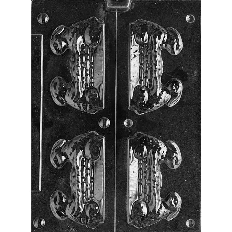 Easter Chocolate Mold 3D Bunny With Basket 4 Cavity