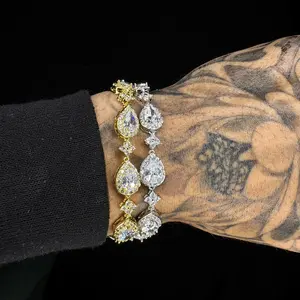 C4J Tear Icy Bracelet - Sliver, 18k White Gold