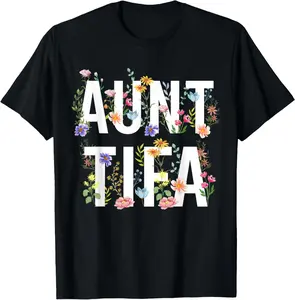 100% Cotton I Am Aunt Tifa Shirt Aunt Tifa Funny Aunt Tifa T-Shirt