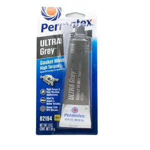 Permatex 82194 Ultra Grey Rigid High-Torque RTV Silicone Gasket Maker, 3 Ounce