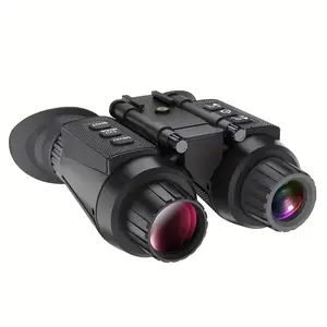 A high-definition digital night vision camera goggles for outdoor hunting, fishing, cave exploration, 3D binoculars with helmet mount Telescopes
