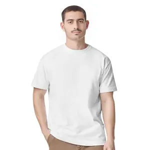 Crown Craze Men’s Heavyweight Bulk T-Shirts, 80/20 Cotton Polyester Solid Plain Tee Shirts, Wholesale Assorted Pack T-Shirts