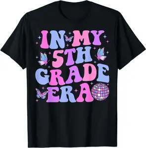 In My 5th Grade Era Back To School Fifth Grade Teacher T-Shirt