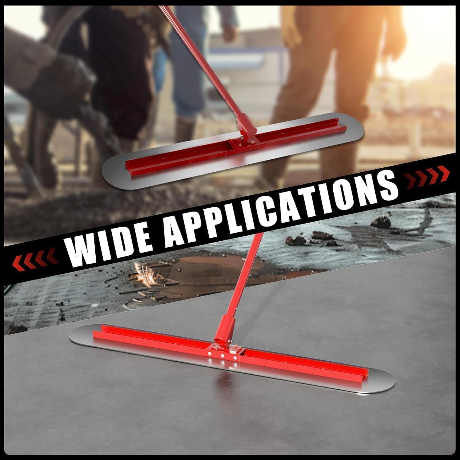 Bull Float Concrete Bull Float Tool Kit 48"x12" Fresno Round End Stainless Steel Board Kit Tool Cement Trowel Tools Float Bracket Concrete Tools Finishing With 48" Aluminum Alloy Handle x4 Bull Float Concrete Bull Float Tool Kit 48"x12" Fresno Round End Stainless Steel Board Kit Tool Cement Trowel Tools Float Bracket Concrete Tools Finishing With 48" Aluminum Alloy Handle x4