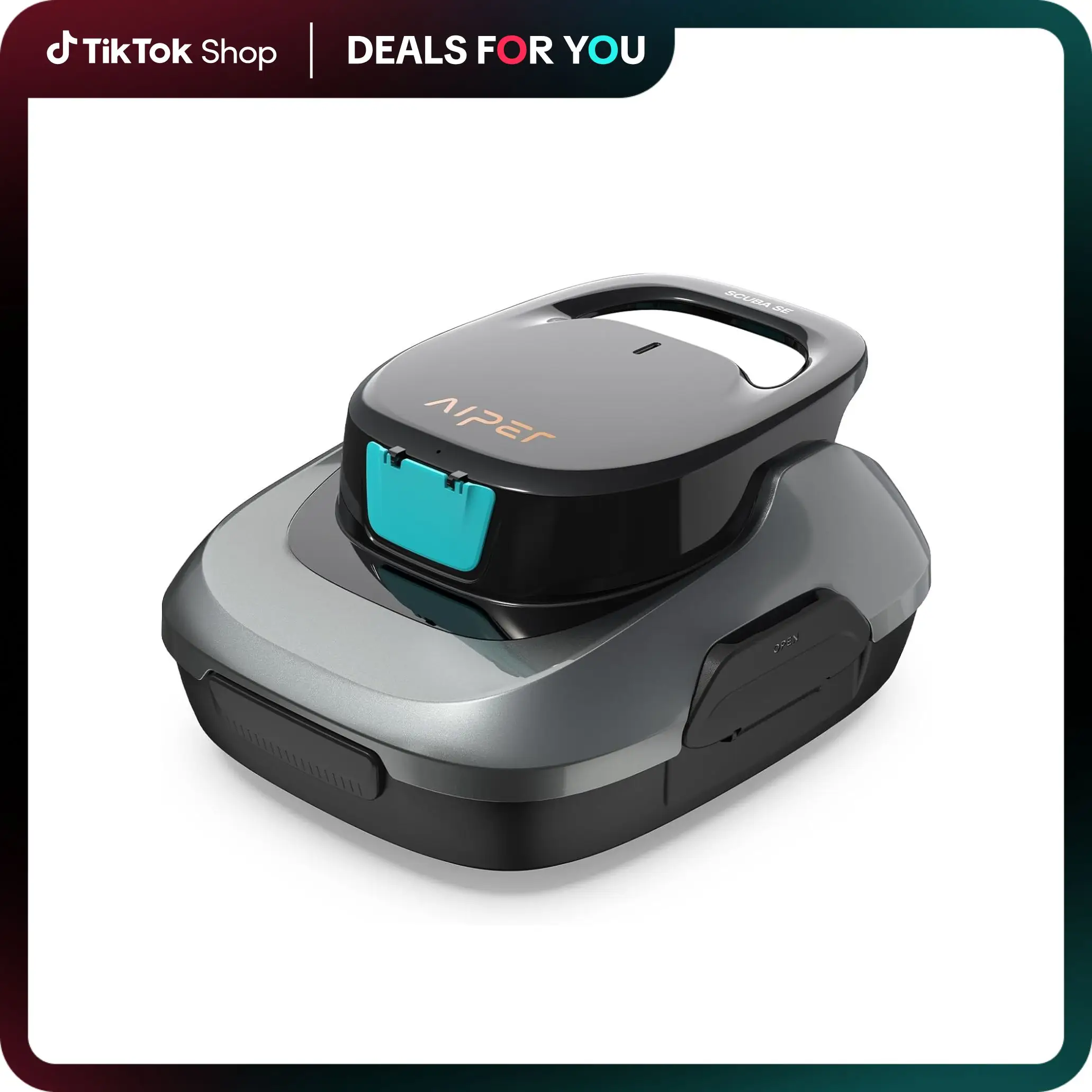 Scuba SE, AIPER Cordless Automatic Pool Vacuum Cleaner, with Auto- Parking, Lightweight, Ideal for Above Ground Flat Pool up to 860 sq.ft #dealsforyou