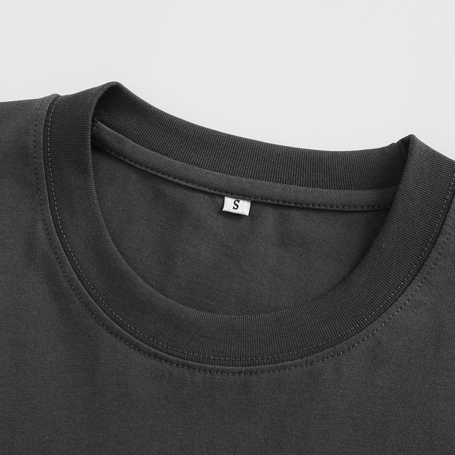 4-Pack Men’s Plain Basic Crew Neck T-Shirts with Smooth Straight Cuffs for Travel, Vacations, and Casual Everyday Layering